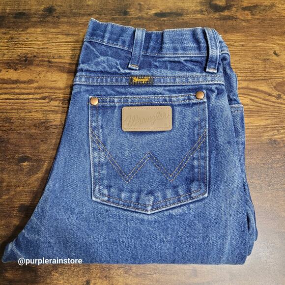 Wrangler Jeans Tag 30x32 Measures 29x31 Cowboy Cut Slim Fit 936DEN Western - Picture 1 of 10